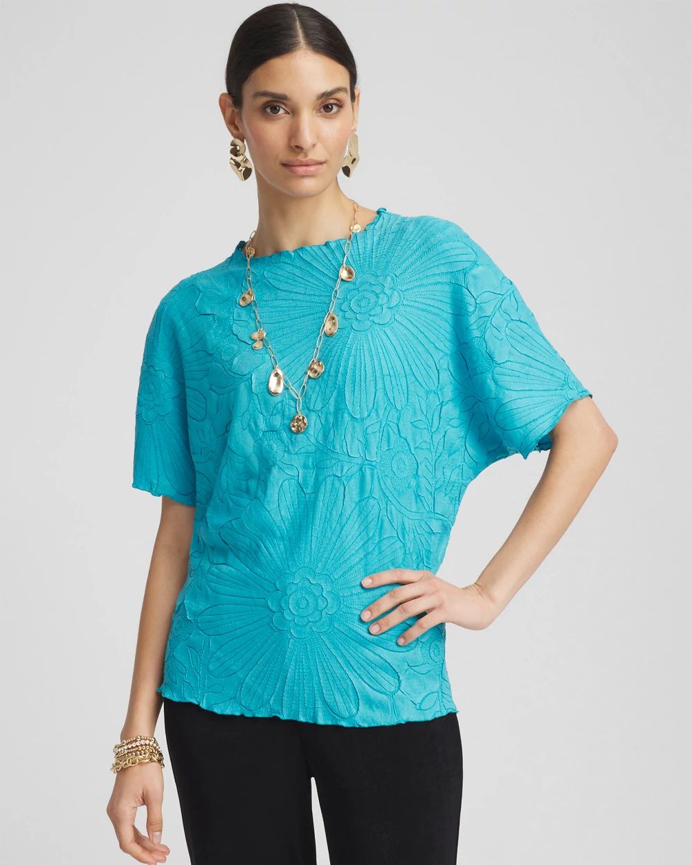Travelers™ Collection Embossed Top | Chico's